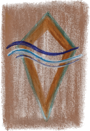 Quantum healing icon of Volcano Island Haven