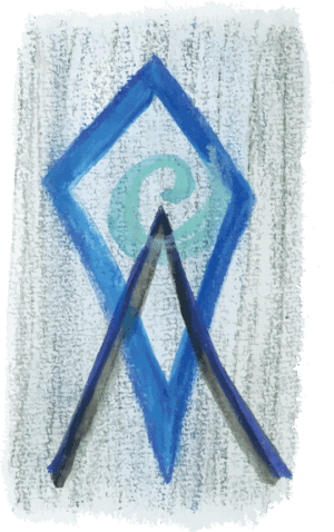 Quantum healing icon of VIH